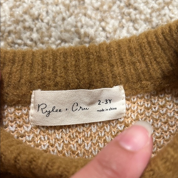 Floral Patterned Brown Sweater - Picture 3 of 4